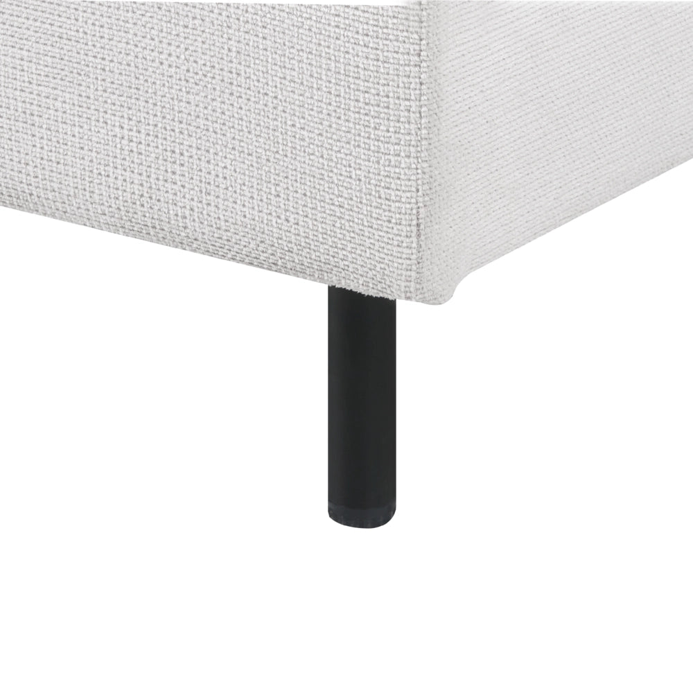 Divano modulare ad angolo sinistro Divano componibile a 3 posti in velluto a coste beige chiaro Soggiorno di design moderno