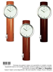 Orologio da Parete in legno con pendolo in legno 3 Colori