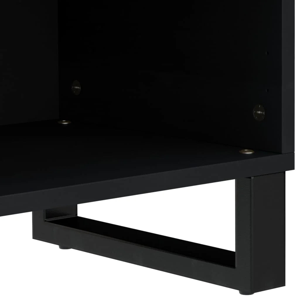 Mobile TV multimediale mensola TV credenza TV sala da pranzo soggiorno camera da letto 80 x 33 x 46 cm legno di mango e marrone ingegnerizzato 02_0026242