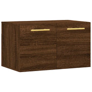 Armadietto a Muro | Mobile a Parete Rovere Marrone 60x36,5x35 cm Legno Multistrato