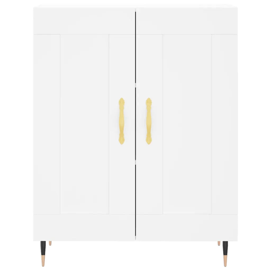 Credenza Bianca 69,5x34x180 cm in Legno Multistrato 3189933