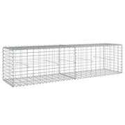 Cesto Gabbione con Copertura 200x50x50 cm Ferro Zincato