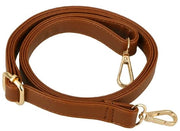 Cinturino in pelle per borse a mano - Raccordo per borse a tracolla - Cinturino per borse a tracolla regolabile - Marrone - Cinturino per portafoglio - Ideale per uso quotidiano