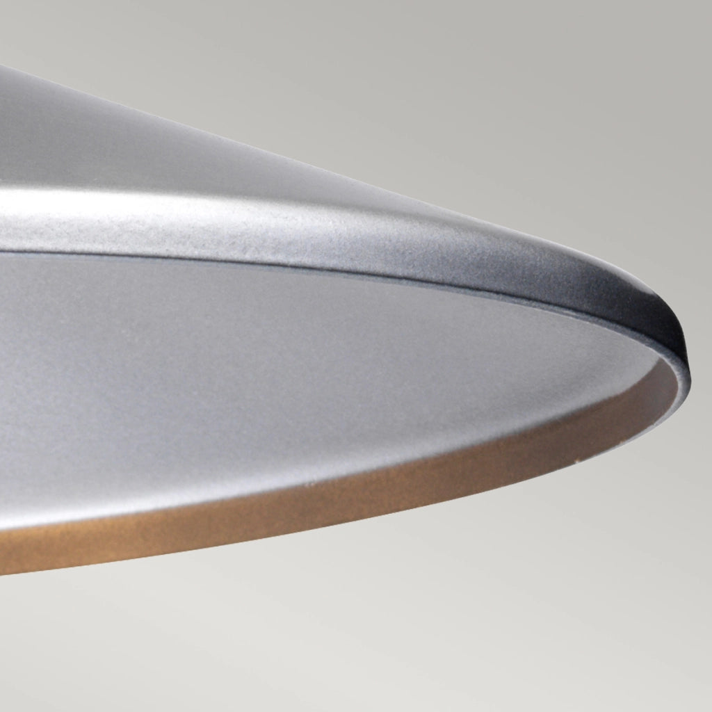 Lampada a sospensione esterna cromata E27 60W Klampenborg Elstead