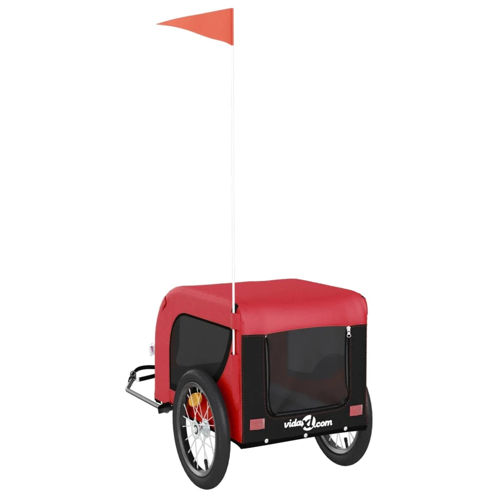 Rimorchio/carrello per animali domestici rosso 02_0044369