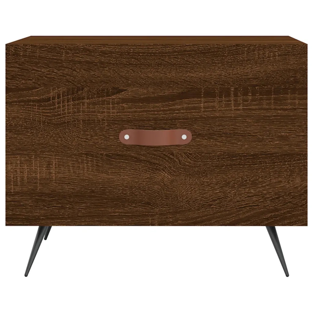 Tavolino da salotto | Tavolino da caff¨¨ | Tavolino da Soggiorno Rovere Marrone 50x50x40cm Legno Multistrato