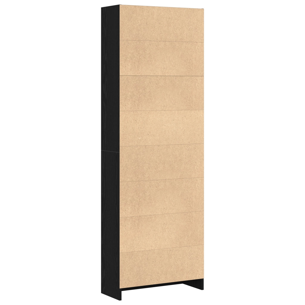 Libreria in Quercia Nera  - 60x24x176 cm