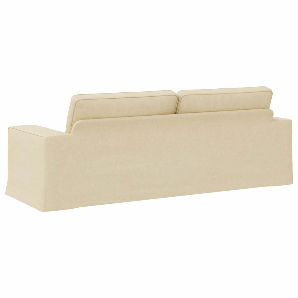 Divano Crema 222 x 80 x 82 cm Tessuto 42024402