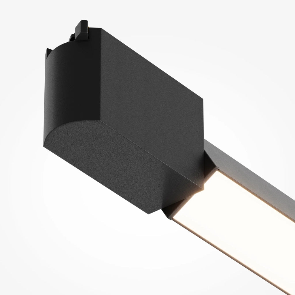 Maytoni Faretto moderno Unity Basis Rot 1 luce LED integrato nero alluminio