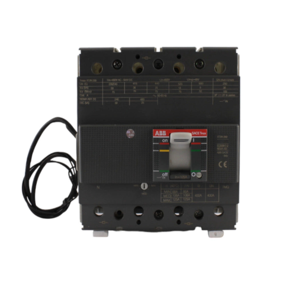 Interruttore magnetotermico 125A 4 poli XT3 ABB