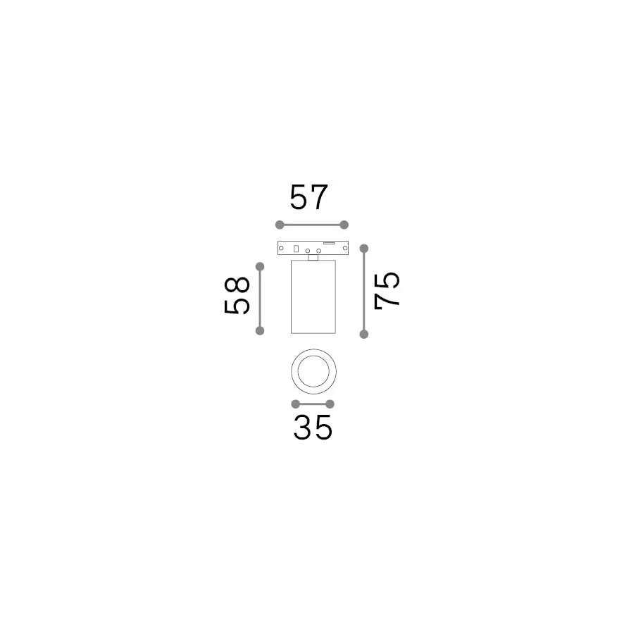 Faretto Deva 1 Luce Led Integrato Nero 4.5W 4000K Ip20