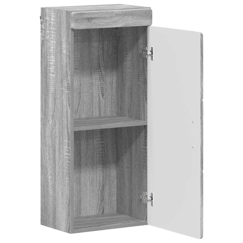 Armadio da bagno a muro TULUM Grigio Sonoma 37 x 24,5 x 86 cm 880337