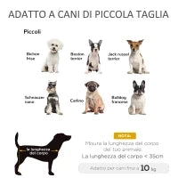Cuccia per Animali Domestici Forma Chaise Longue in Vimini Grigio Cuscino in Pile 69x42x33cm