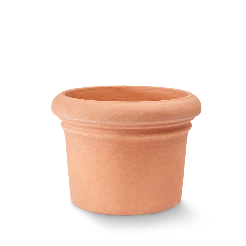 Garden Italia Vaso Tondo Cilindro Liscio ICIL Ø60 cm in Resina – Resistente al Gelo e Antiurto, per Interni ed Esterni Colore: TERRACOTTA
