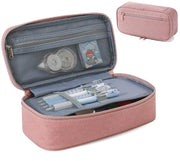 Etui unico per 1 oggetto Etui con 3 compartimenti Etui grande capacità Etui per bambine Etui per bambini Etui per adolescenti Etui per adulti Etui con chiusura fissa Etui con maniglia per scuola e ufficio Etui rosso