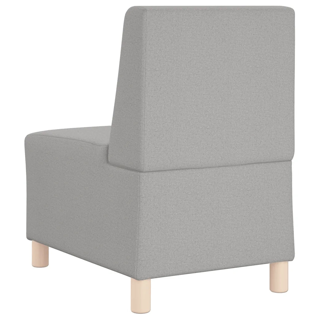 Divano componibile senza braccioli grigio nuvola 55 cm in tessuto 4108477