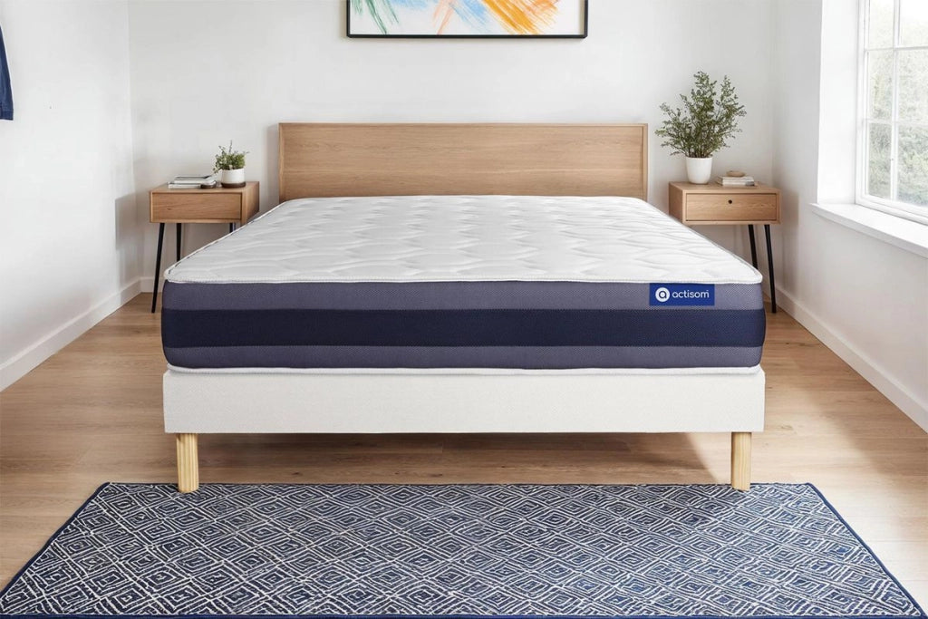 Kit rete e materasso matrimoniale Actimemo morpho 200x200cm - Spessore : 24cm- memory foam - Bilanciato -