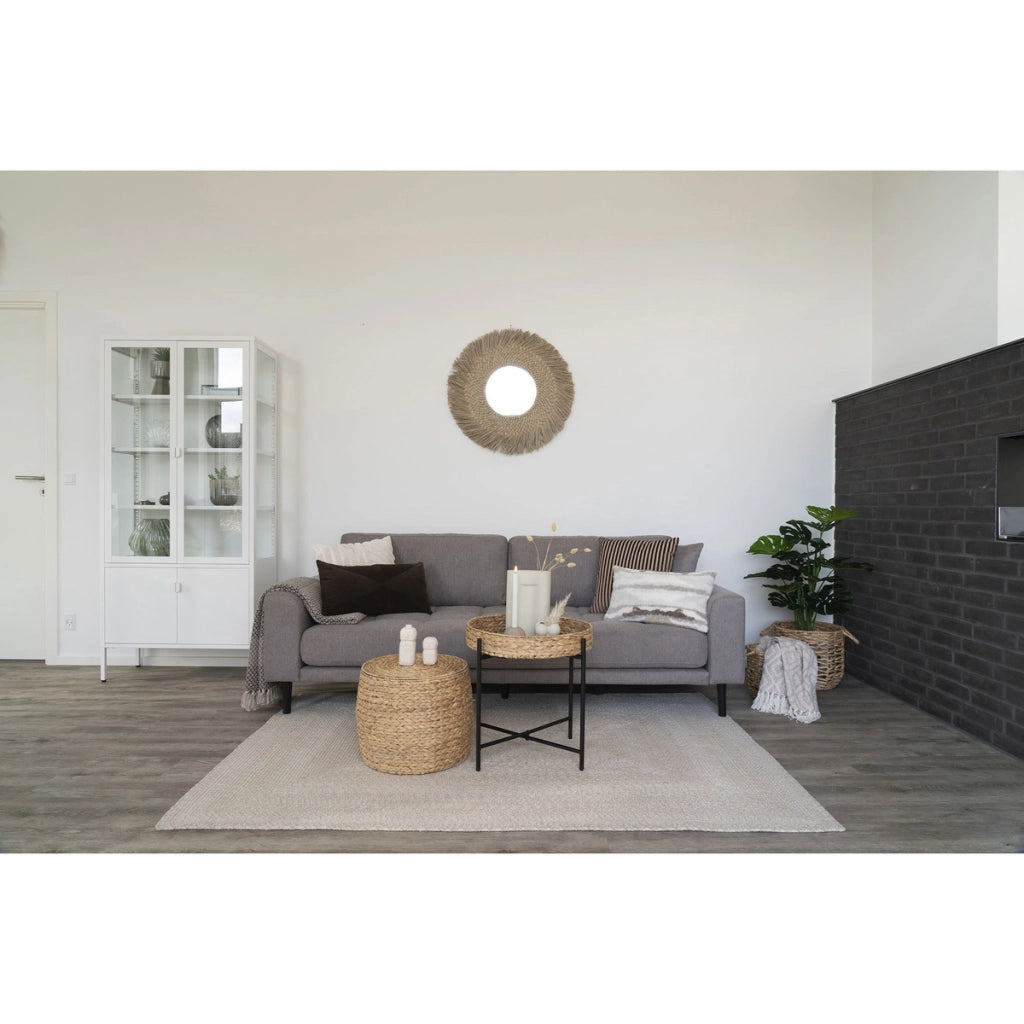 Tappeto Rettangolare Menorca, Beige, Pet, 200x140x1 cm