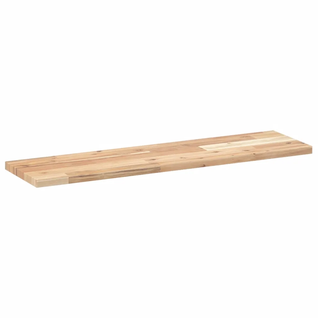 vidaXL Ripiano a Parete 100x20x2 cm Legno Massello Acacia Non Trattato