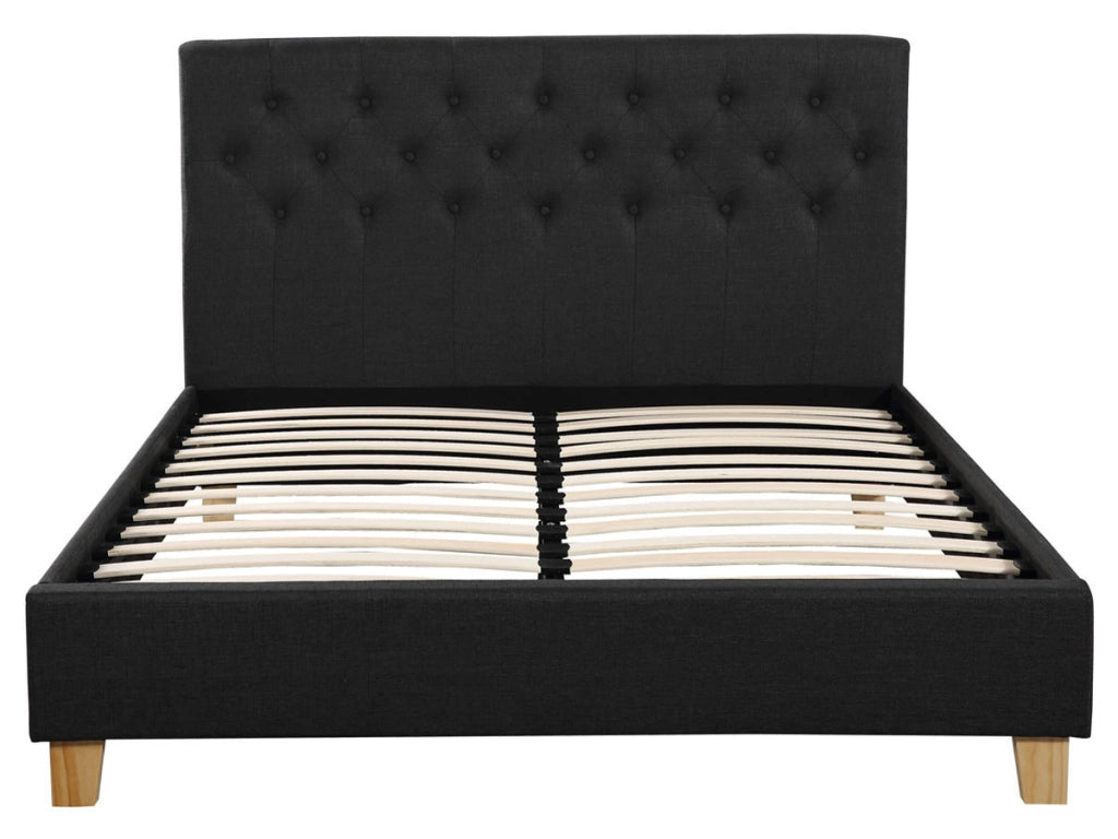 Letto "Emmy" - 160 x 200 cm - Grigio