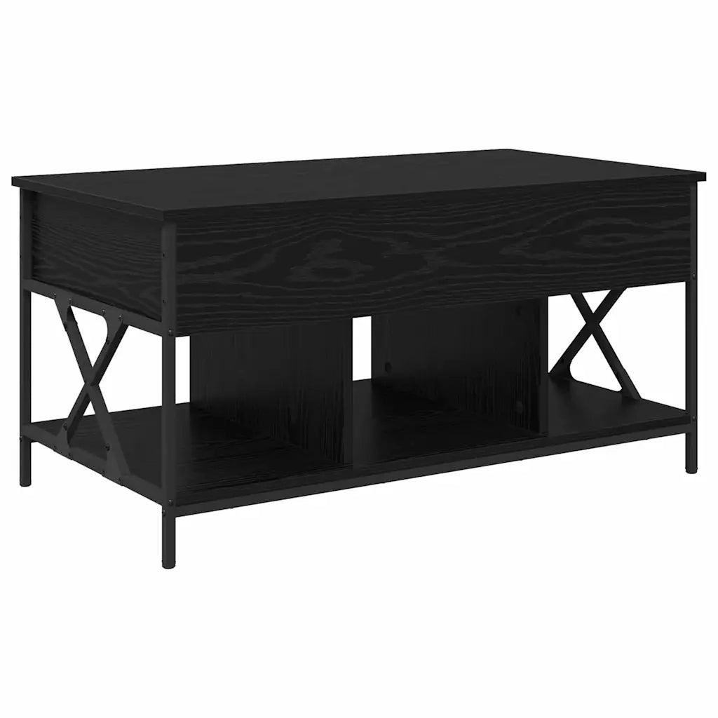 Tavolino da salotto Rovere Nero 100 x 55 x 48.5 cm 883037