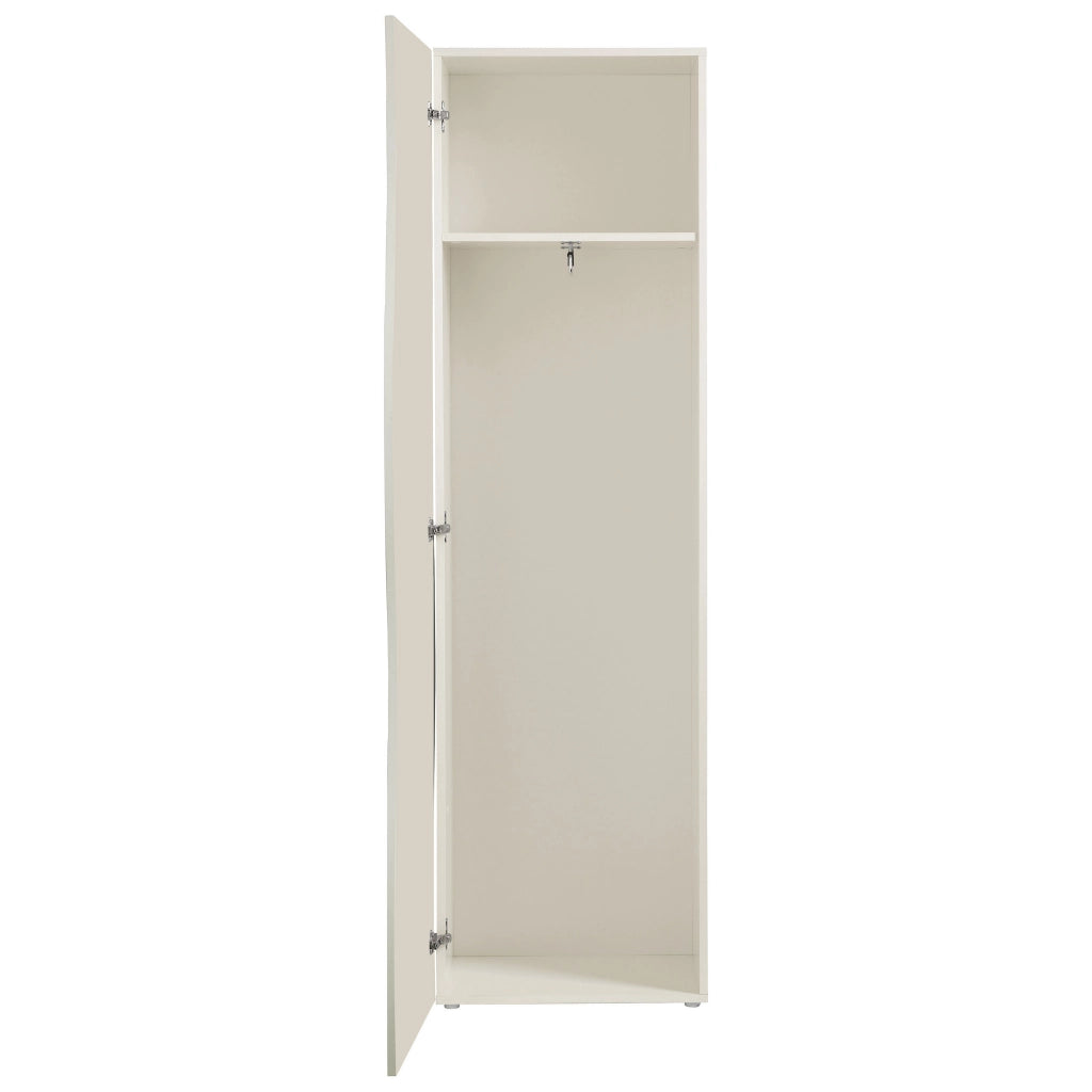 Armadio 1 Anta Onda 63x40x187,2 cm Finitura in Melamina Cachemire