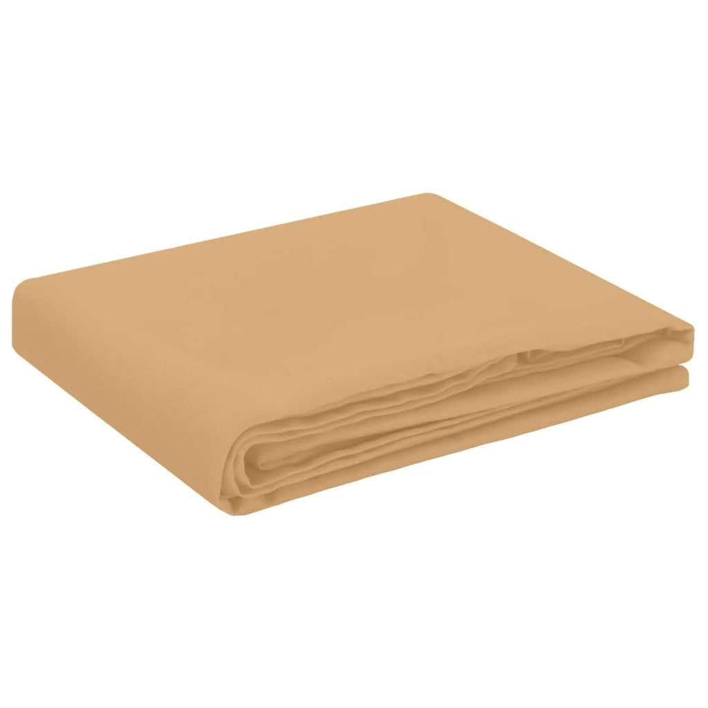 Tovaglia da Tavolo Quadrato Beige 90 x 90 cm Poliestere 42039816