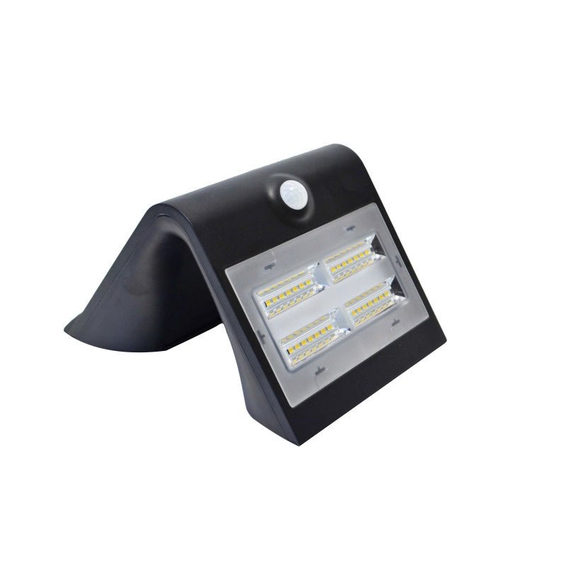 Lampe solaire de sÃ©curitÃ© et d'Ã©clairage pour abri de jardin - Noir