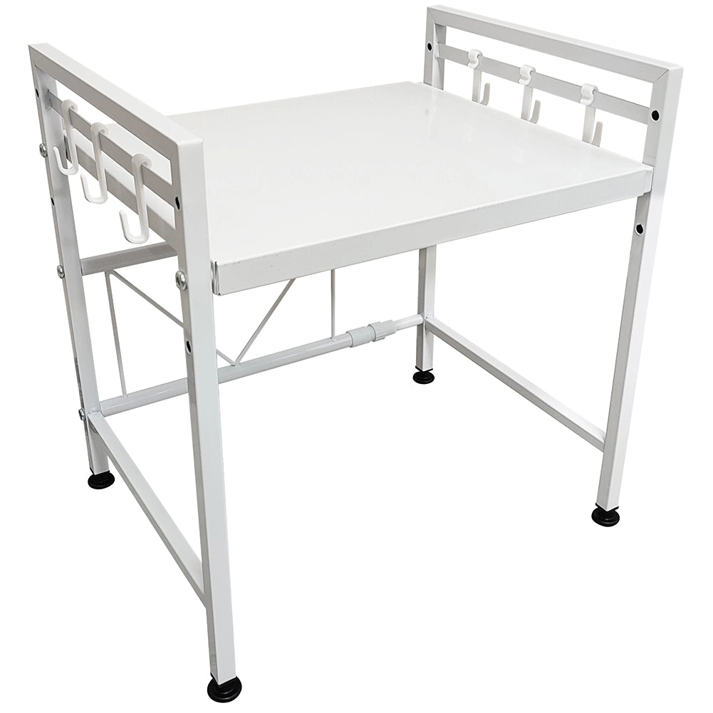 Scaffale Porta Microonde Allungabile Mensola da Cucina Estensibile Salvaspazio
