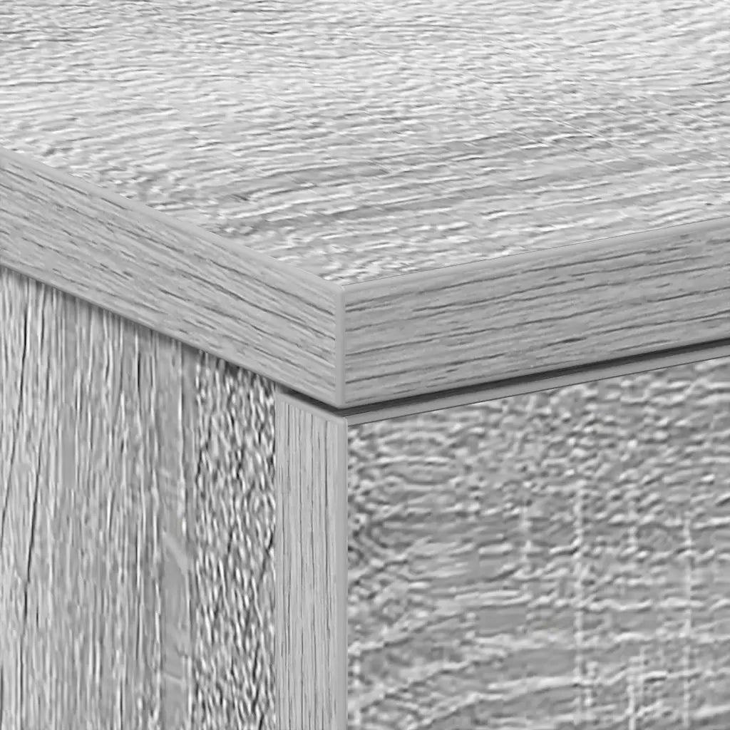 Comodini Grigio Sonoma 2 pz 38x35x56 cm in Legno Multistrato 815324