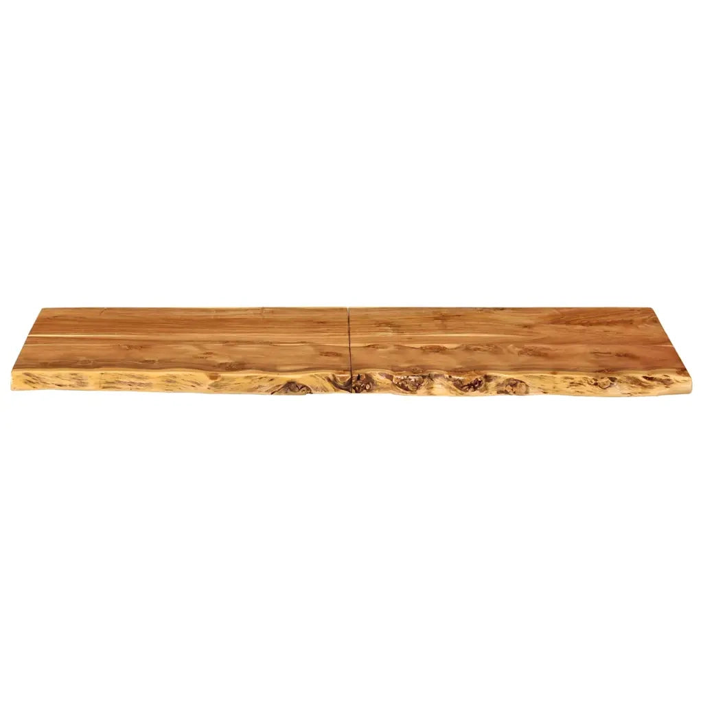 Piano per VanitÃ  Bagno in Massello di Acacia 140x52x3,8 cmcod mxl 97137