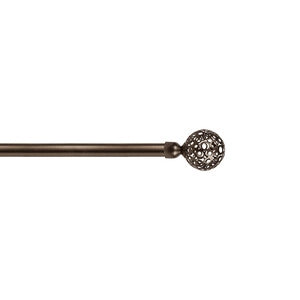 BASTONE METALLO D 20/17 120/210CM RICAMO BRONZO- 6,0 pz