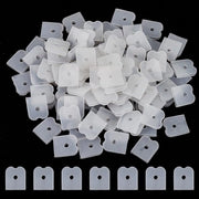Elastici in Silicone 100 pezzi - 12mm Cerniera - Rigilene Poliestere - Adesivi - Supporto Shapewear - Flessibili e Comodi - Cerniere in Silicone
