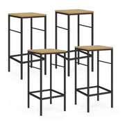 IDMarket - Set di 4 sgabelli da bar di design industriale DETROIT