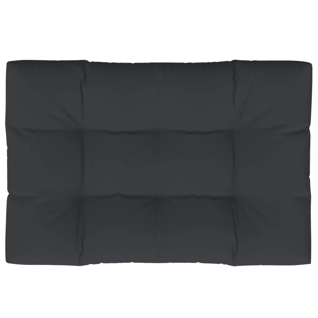 vidaXL Cuscino per Pallet Nero 120x80x12 cm in Tessuto