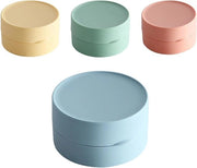 Set di 4 contenitori di plastica portatili con coperchio in 4 colori