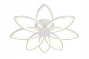 Plafoniera LED Vargo fiore bianca 8 luci