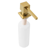 Dispenser Di Sapone Gold Brush Square