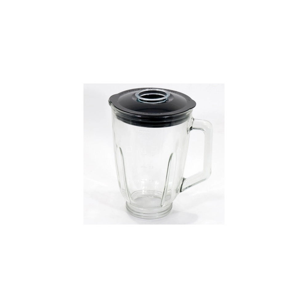 Trade Shop - Frullatore 2 Velocita'+pulse 350 W Acciaio Con Caraffa In Vetro Frullati Frutta -