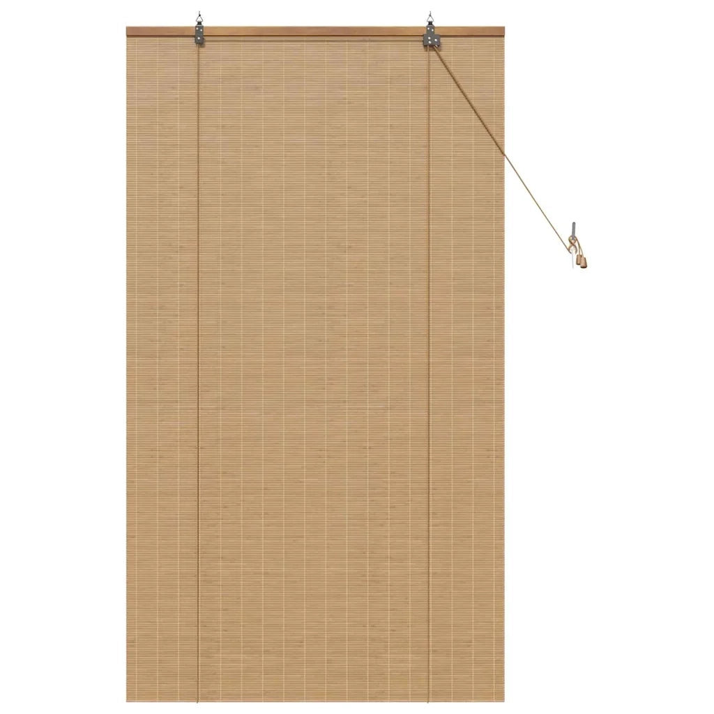 vidaXL Tende e Tapparelle per Finestre con tende Marrone Chiaro Bambù