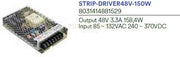 STRIP-DRIVER48V-150W DRIVER MW LRS T.COSTANTE OUTPUT 48V 3,3A 158,4W INPUT AC85-132V DC170-264V 15,9X9,7X3CM