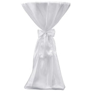 Copritavolo Bianco 80 cm con Fettuccia 2 pezzi CFW5996602