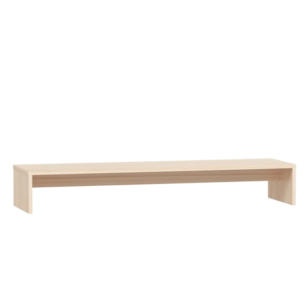 Supporto per Monitor 100x27x15 cm in Legno Massello di Pino 813929