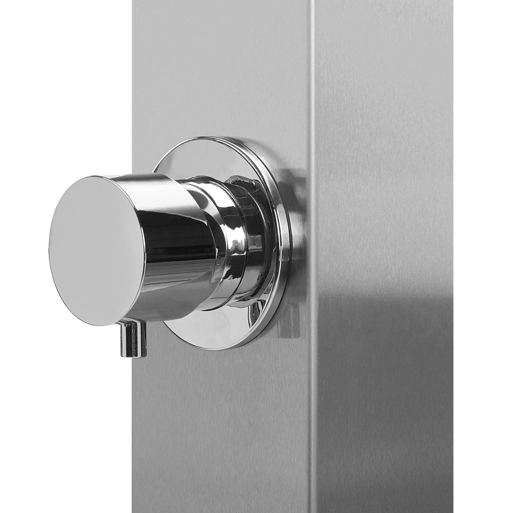 Doccia da esterno moderna in PVC argento giardino esterno glamour moderna