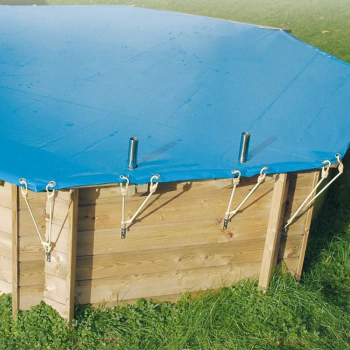 Copertura Invernale Per Piscina Northwood Ottagonale Allungato 4,90 X 3,55 M Dimensione piscina: 5.50 X 3.55 m