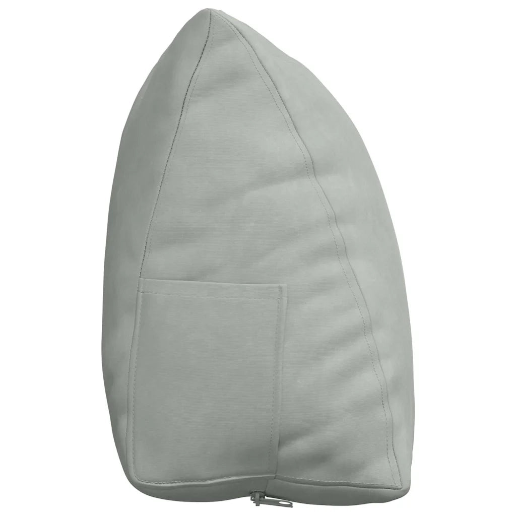 Cuscino per Schiena Grigio chiaro 60 x 20 x 50 cm