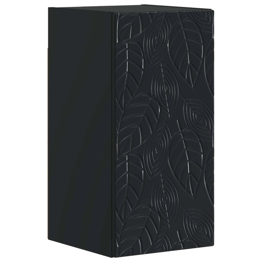 Set di armadietti da bagno in 3 pezzi DELFT Nero 3417784