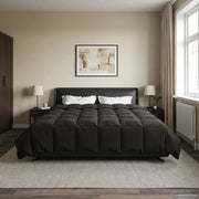 Duvet Estivo Trapuntato Antracite 200 x 220 cm Microfibra