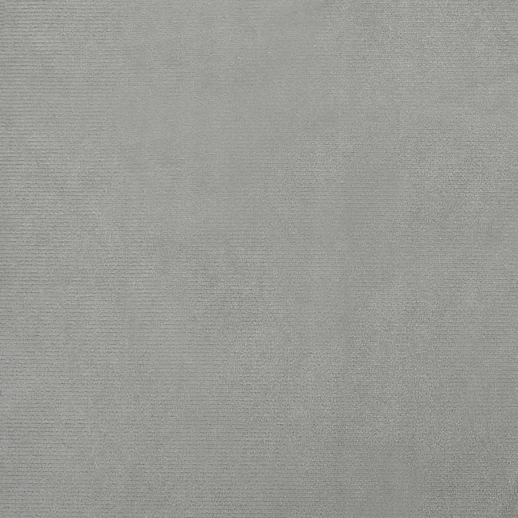 Divano per Bambini-Sofa-Divanetto Grigio Chiaro 100x50x26 cm in Velluto