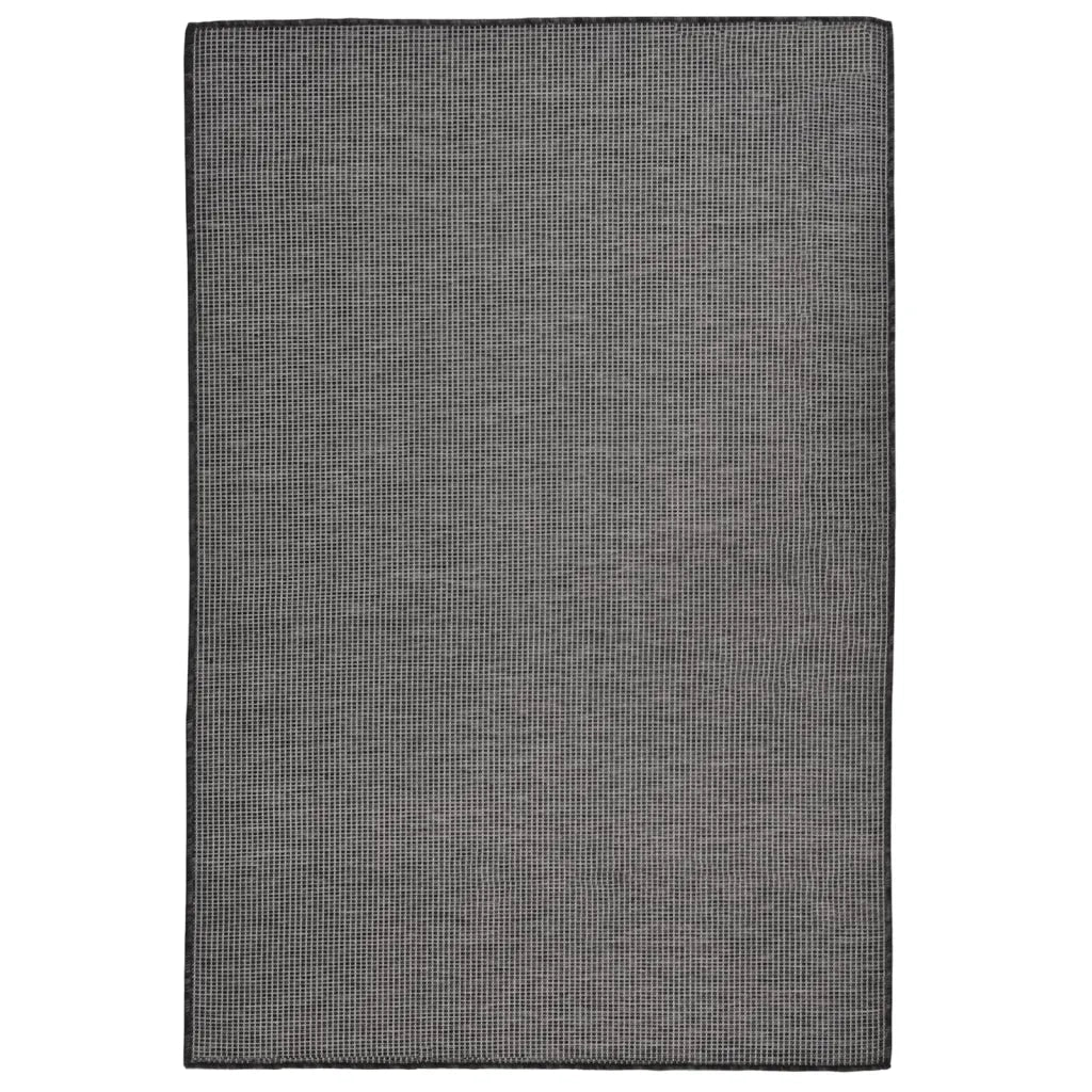 Tappeto da Esterni a Tessitura Piatta 120x170 cm Grigio cod mxl 64414